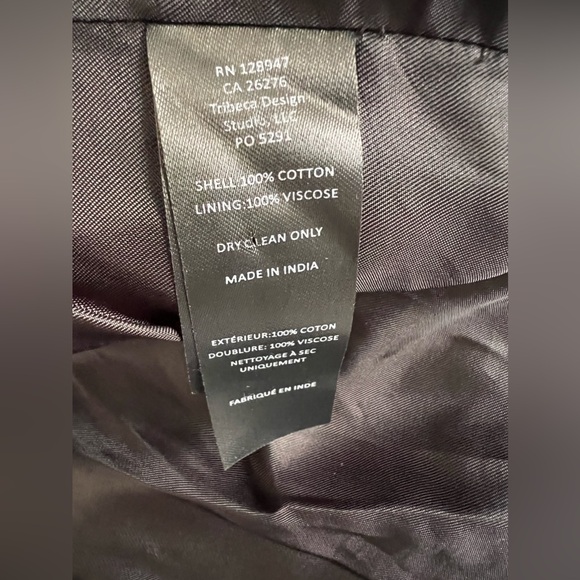 Nili Lotan Patsy Gold Embroidered  Jacket Black Velvet Floral Size XS /O EUC - Picture 7 of 11